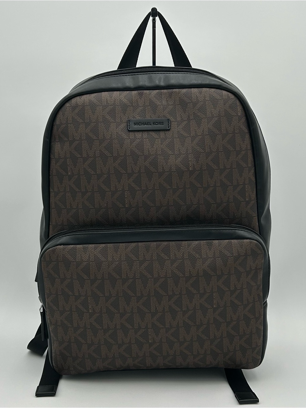 Michael Kors Everett Backpack in Dark Brown Signature Logo